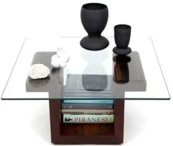 SQG28 Square Glass Top Table