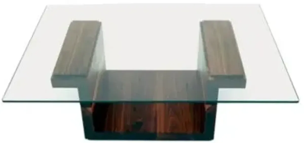 SQG42 Rectangular Glass Top Table