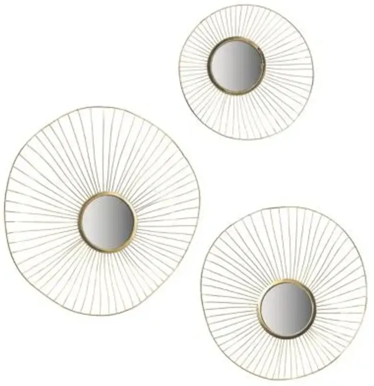 Haven Round Wall Mirror - Set of 3
