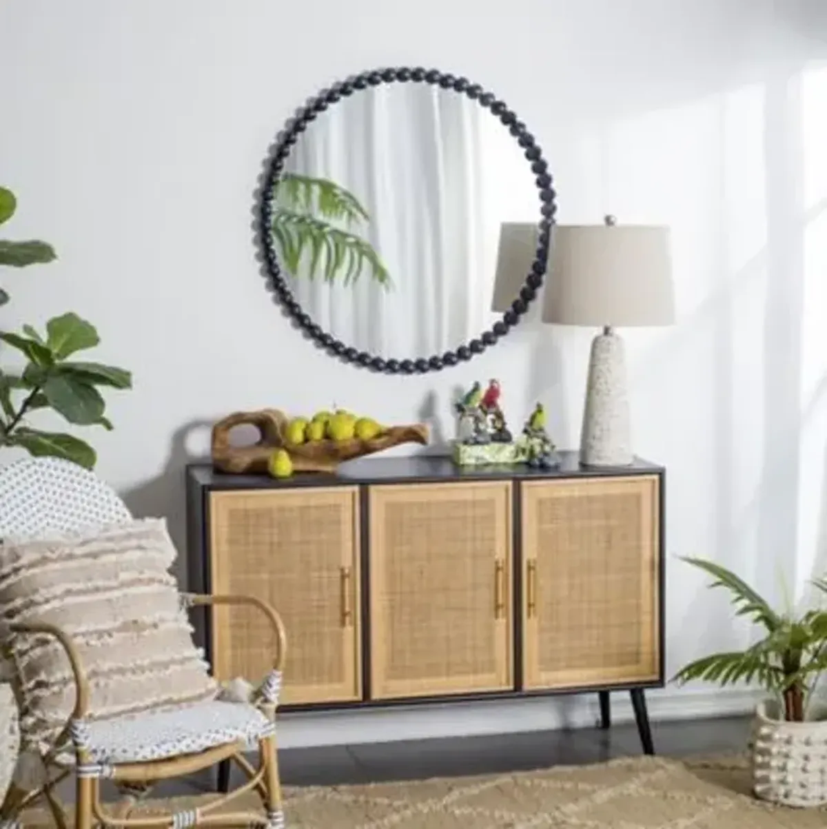 Lark Round Wall Mirror