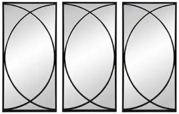 Millie Wall Mirror, Set of 3