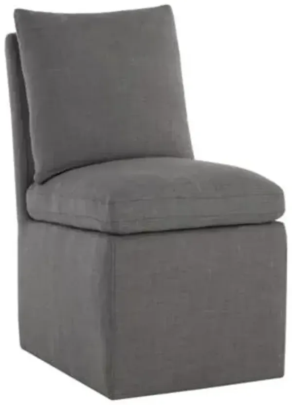 Glenrose Wheeled Dining Chair