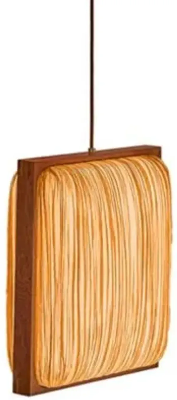 Simon Says Yes with Mahogany LED Pendant Light
