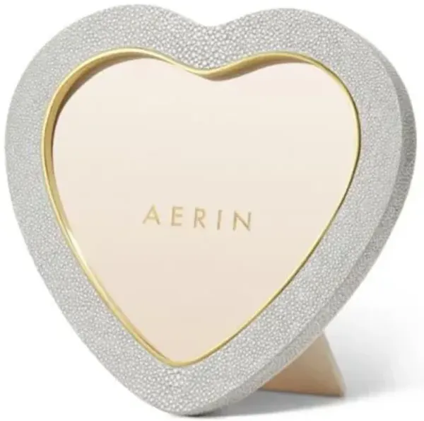 Shagreen Heart Photo Frame