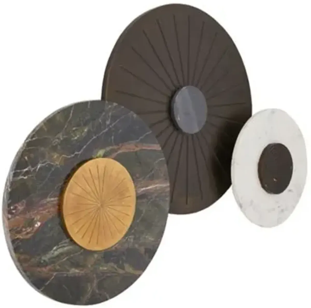 Rhodes Wall Plaques, Set of 3