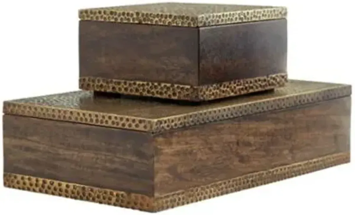 Turney Boxes, Set of 2