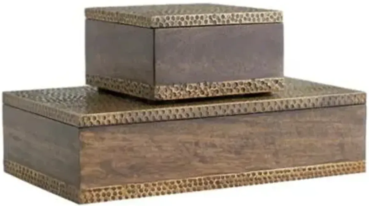 Turney Boxes, Set of 2