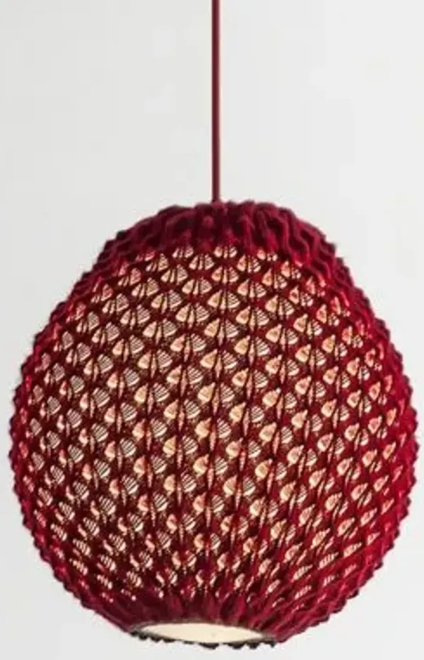 Knitted Falling Pendant