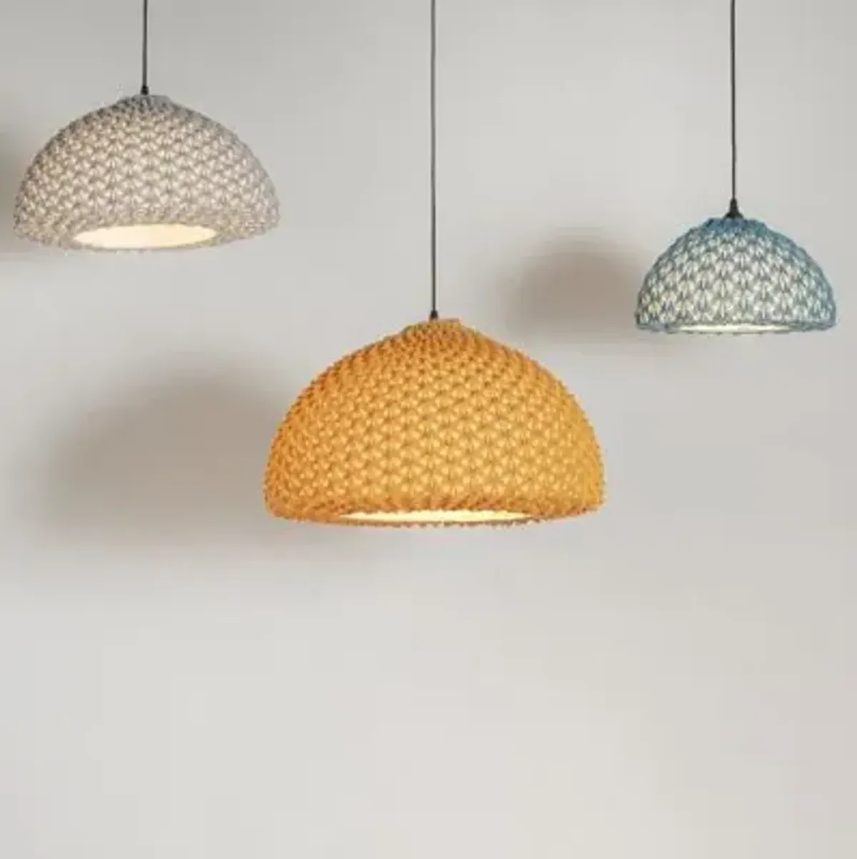 Knitted Dome Pendant