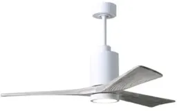 Gloss White Barn Wood /  Barn Wood Blades- Gloss White Body color