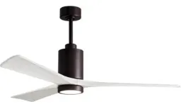 Matte White Textured Bronze / Textured Bronze; Matte White Blades color