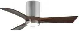 Walnut And Polished Chrome /  Polished Chrome- Walnut color