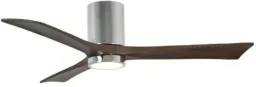 Walnut Polished Chrome /  Polished Chrome- Walnut color
