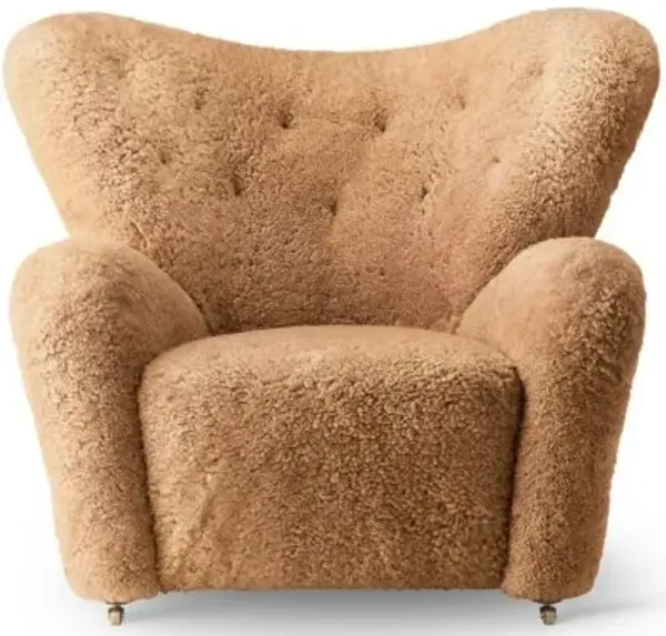 Tired Man Sheepskin Lounge Chair