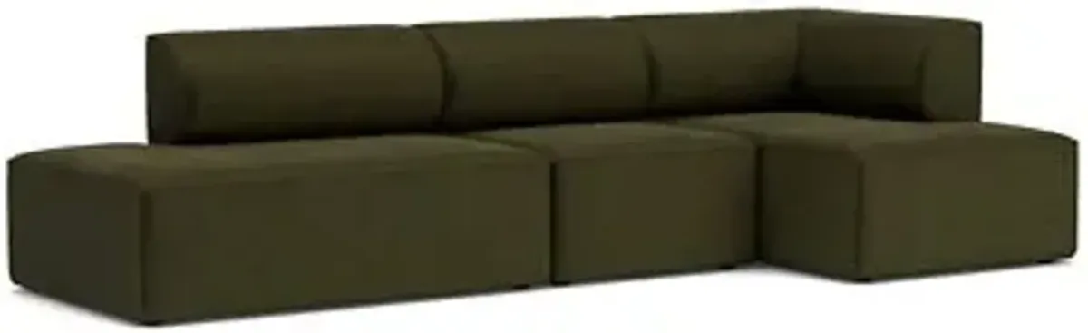 Eave 3-Seater Open End Sofa with Chaise