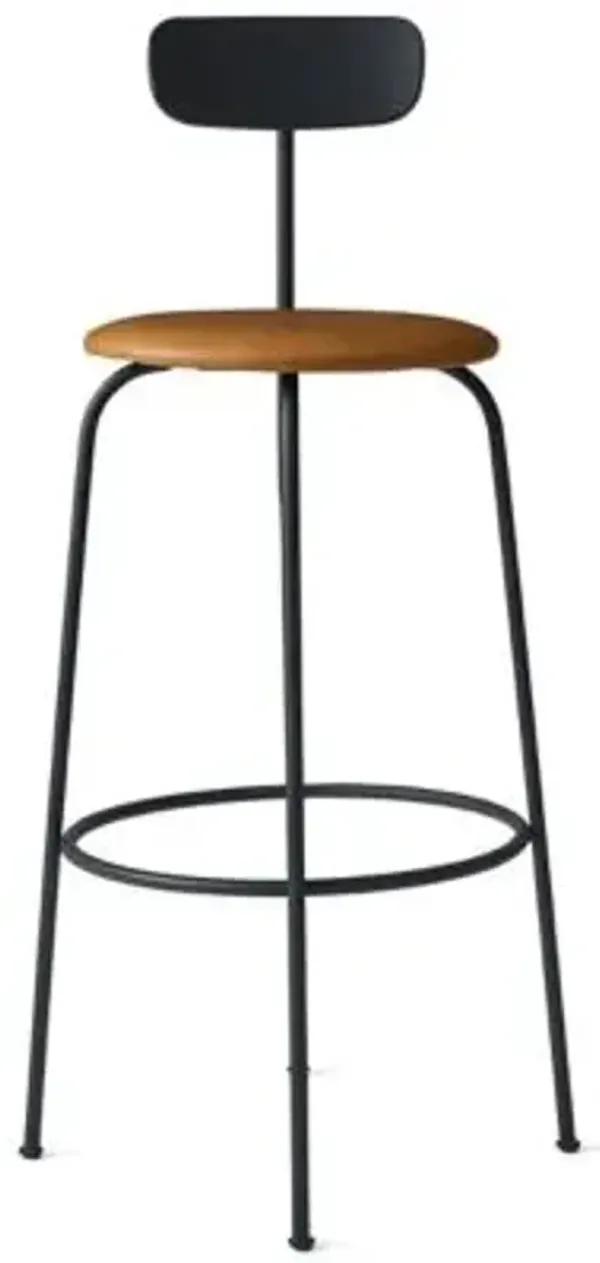 Afteroom Bar / Counter Chair, Upholstered Seat