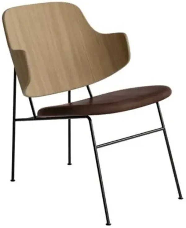 The Penguin Lounge Chair, Upholstered Seat