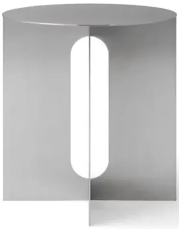 Androgyne Side Table, Metal Base