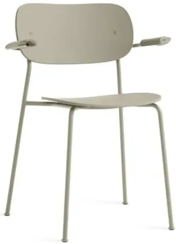 Co Armchair, Partially Upholstered