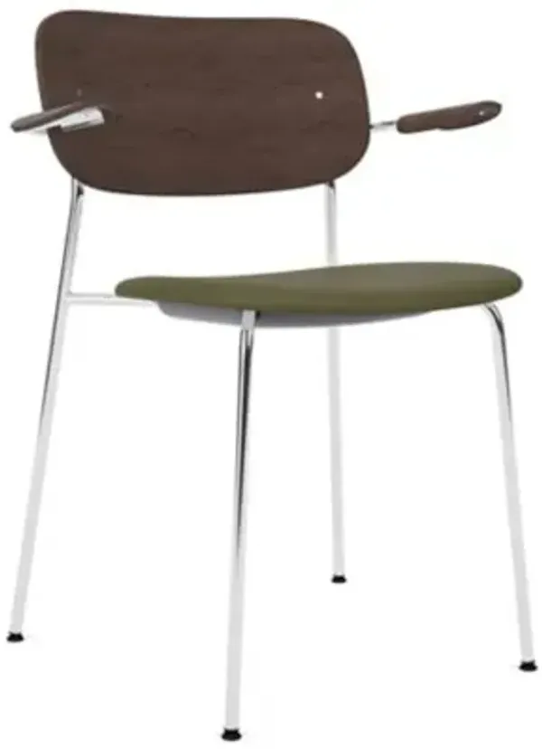Co Armchair, Partially Upholstered