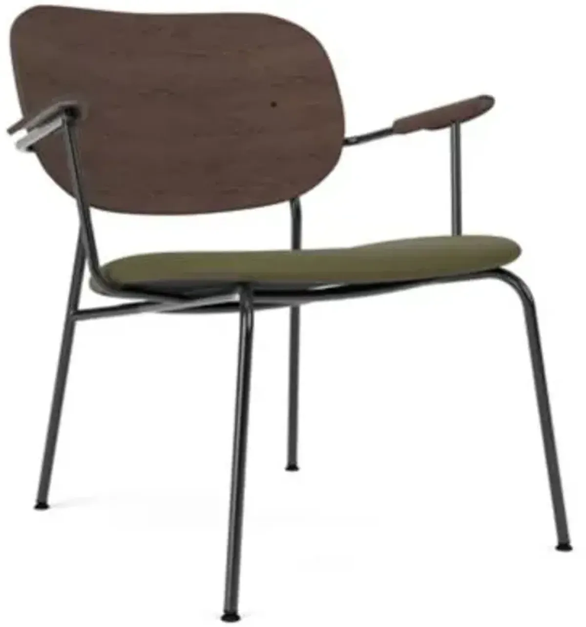 Co Lounge Chair, Partially Upholstered