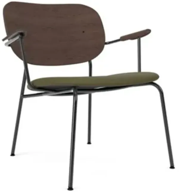 Co Lounge Chair, Partially Upholstered