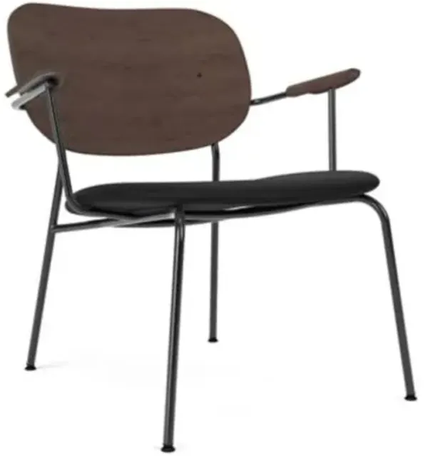 Co Lounge Chair, Partially Upholstered