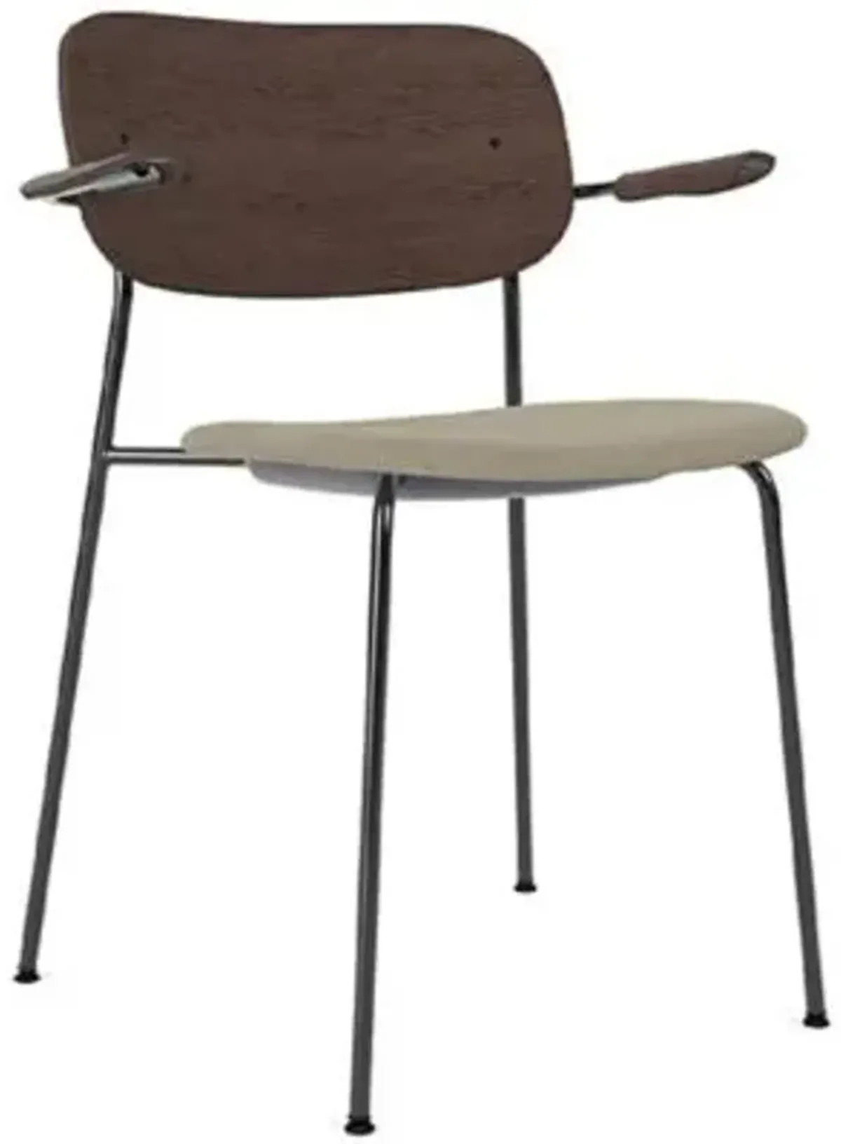 Co Upholstered Seat Dining Armchair