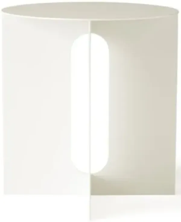 Androgyne Side Table, Metal Base