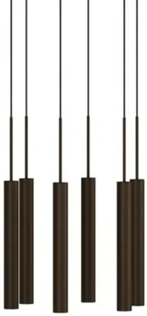 Tubulaire Multi-Light Chandelier