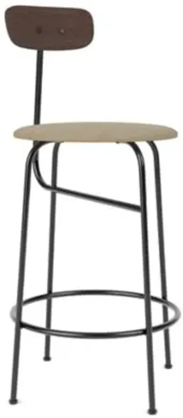 Afteroom Bar / Counter Chair, Upholstered Seat