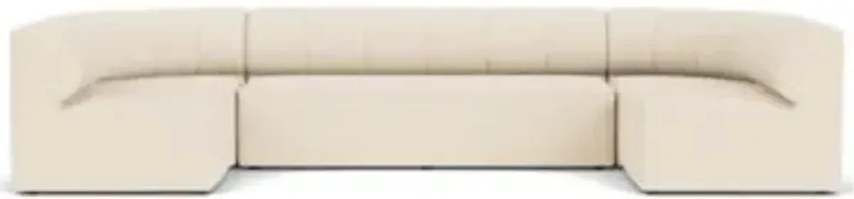 Eave Seamline Modular U-Shaped 4 Seater Sofa