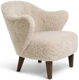 Sheepskin Moonlight with Dark Stained Oak / Dark Stained Oak color