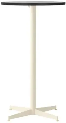 Ivory with Black Oak Veneer / Powder Coated color