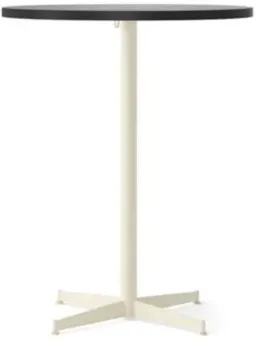 Ivory with Black Oak Veneer / Powder Coated Steel color