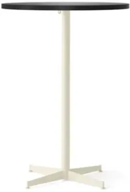 Ivory With Linoleum Charcoal / Powder Coated Steel color