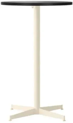 Ivory With Linoleum Charcoal / Powder Coated Steel color