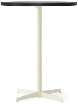 Ivory with Linoleum Charcoal / Powder Coated Steel color