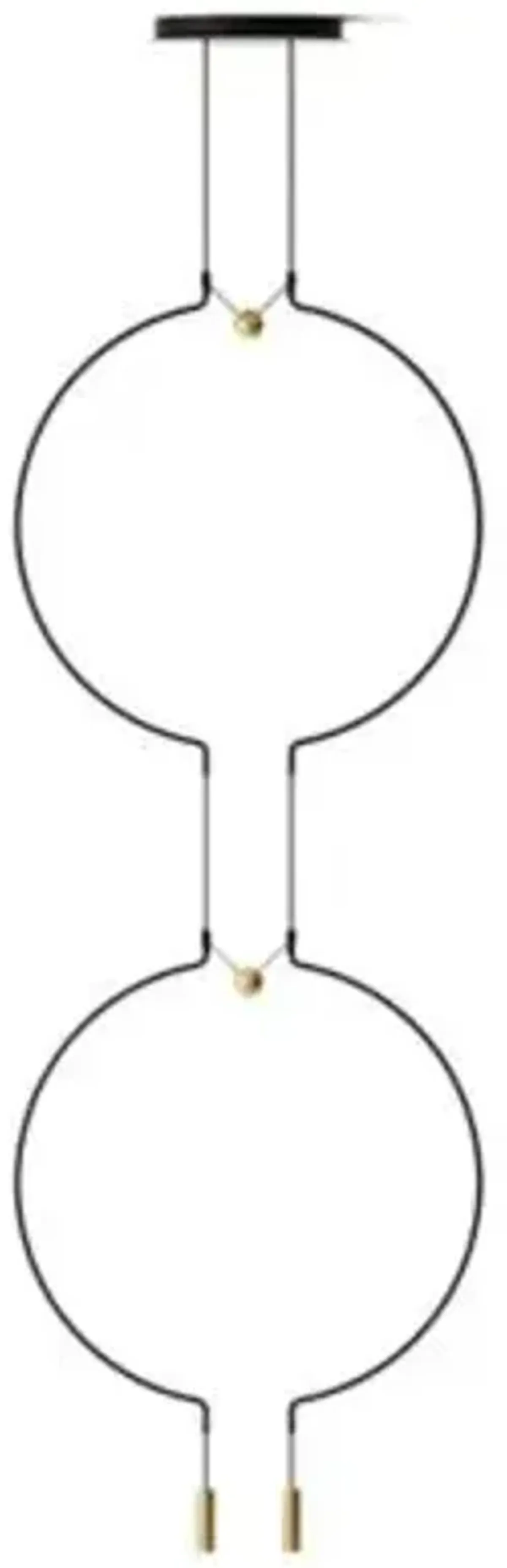 Liaison LED Round Double Pendant