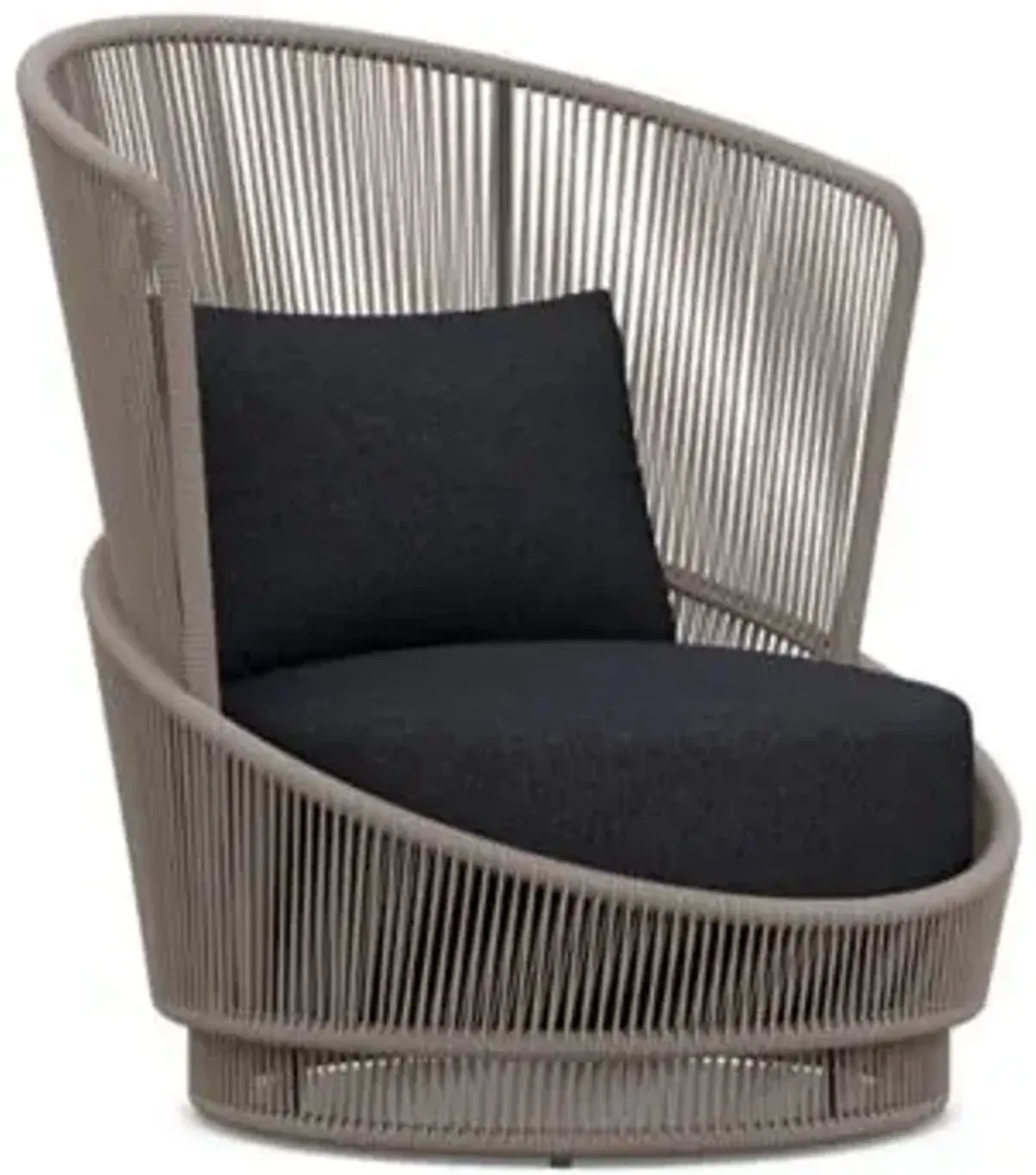 Palma Outdoor Swivel Club Chair