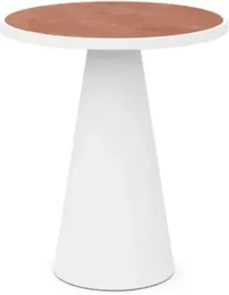 Umber Dekton White / Powder Coated Aluminum color