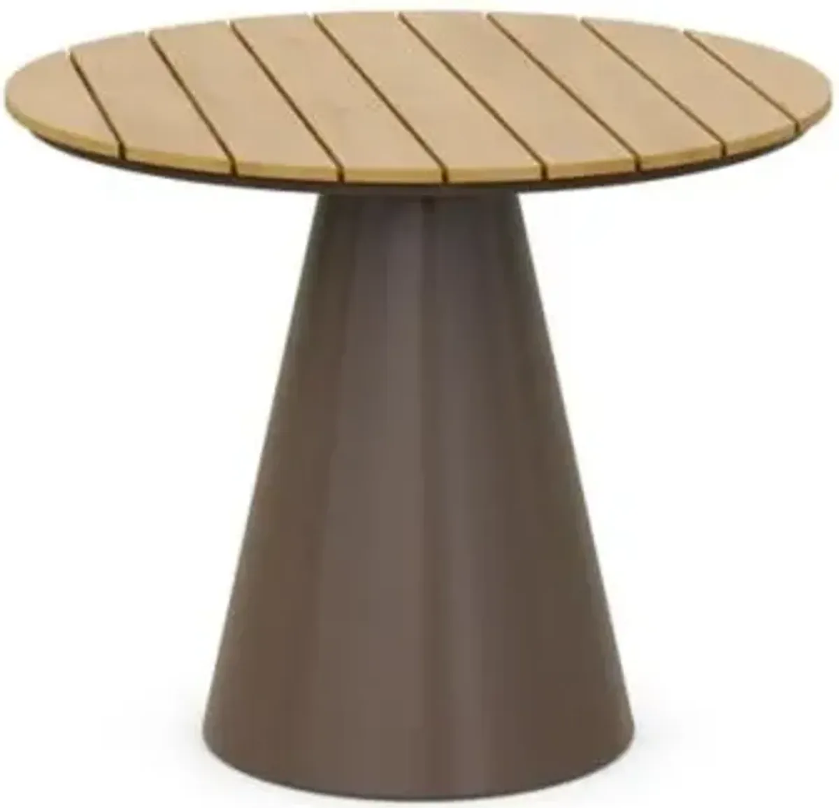 Leon Outdoor Alpine Weather Wood Dining Table