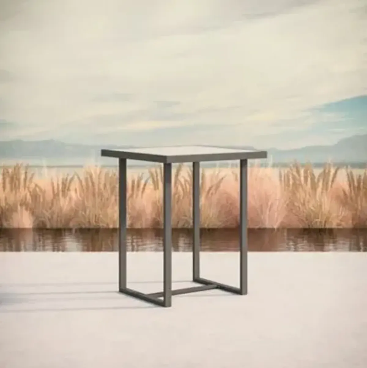 Pavia 35" Outdoor Bar/Counter Table