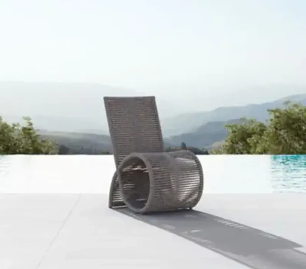 Wave Outdoor Dining Chair, Set of 2