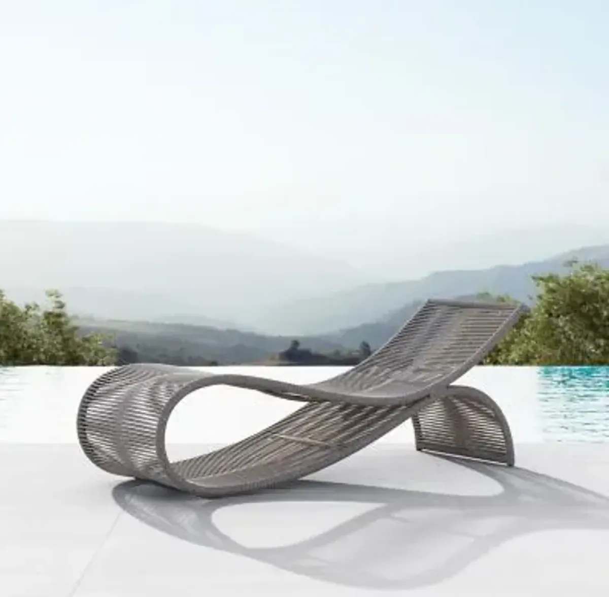 Wave Outdoor Chaise Lounge