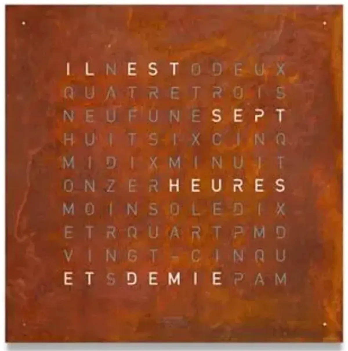 EARTH CREATOR´S EDITION RUST Wall Clock