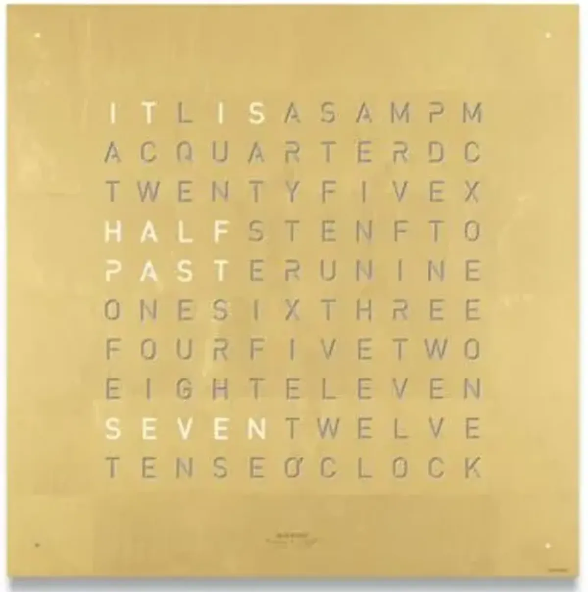 EARTH CREATOR´s EDITION GOLD Wall Clock