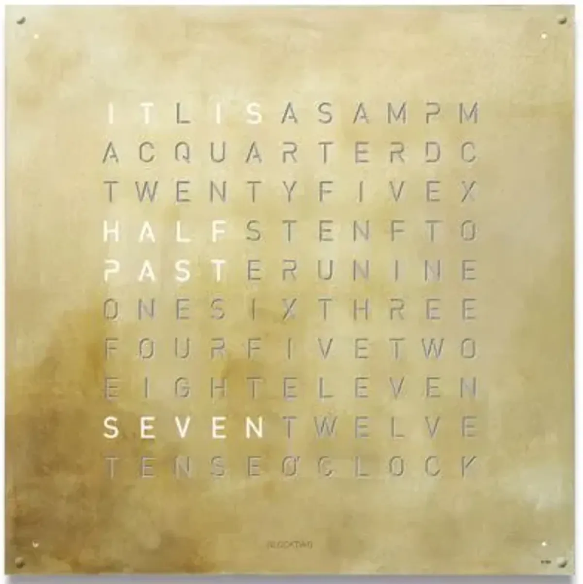 EARTH CREATOR´S EDITION GOLD Wall Clock