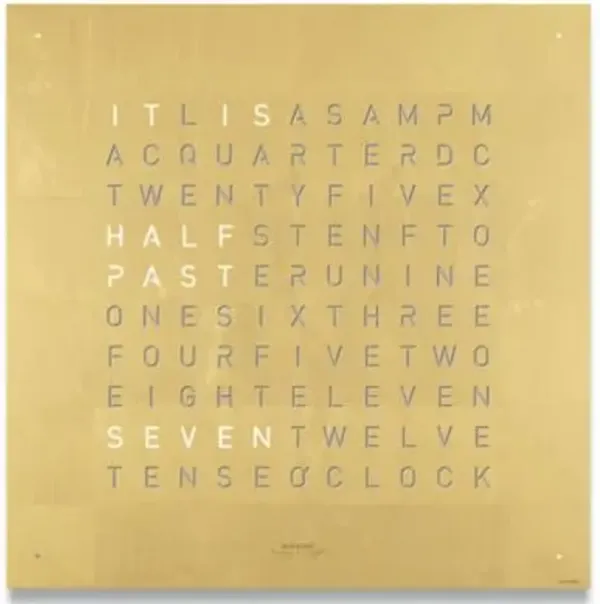 EARTH CREATOR´S EDITION GOLD Wall Clock