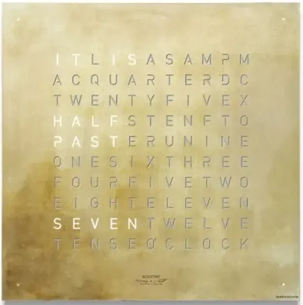 EARTH CREATOR´S EDITION GOLD Wall Clock